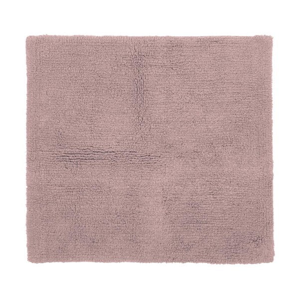 Różowy bawełniany dywanik łazienkowy Tiseco Home Studio Luca, 60x60 cm