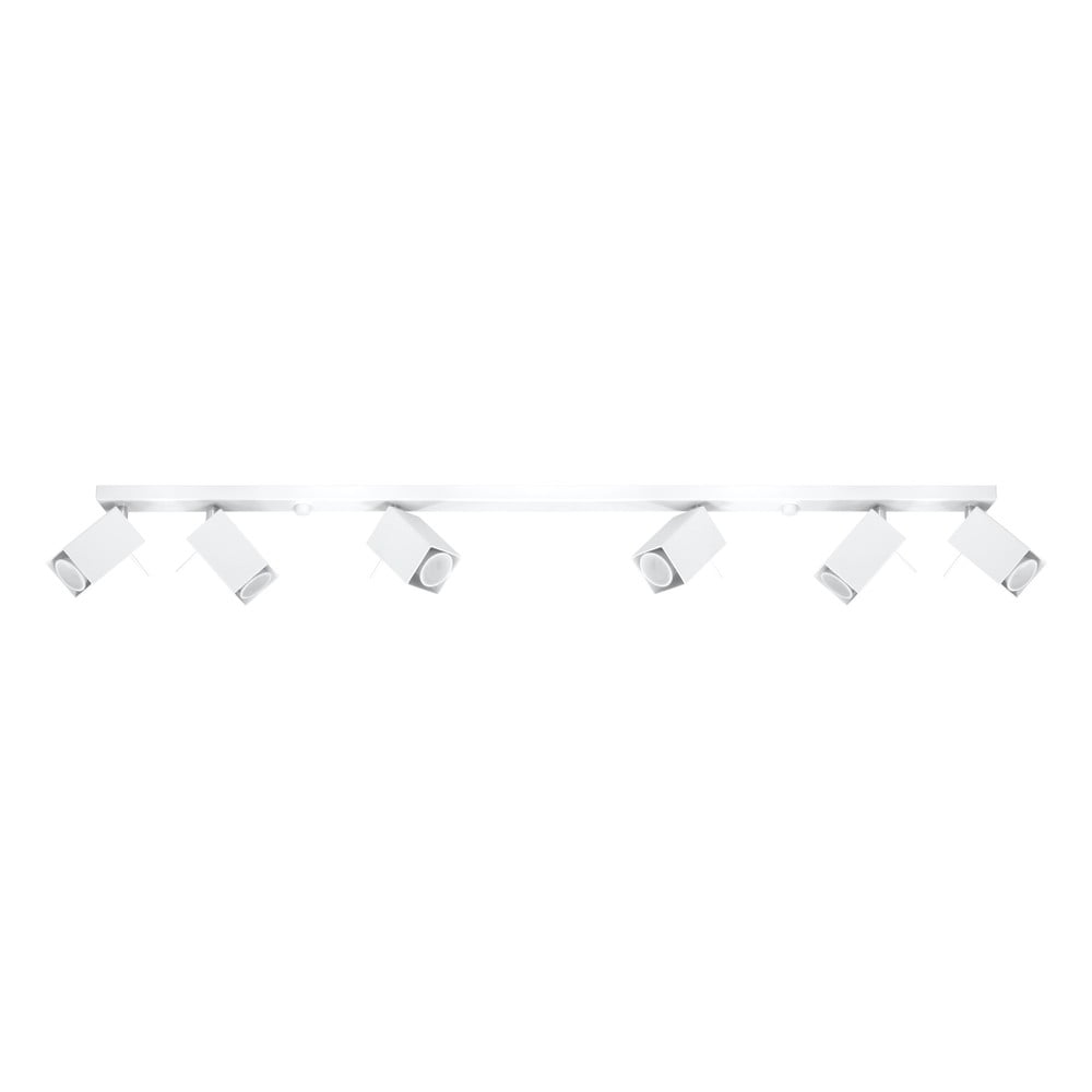 Biała lampa sufitowa Nice Lamps Toscana 6L
