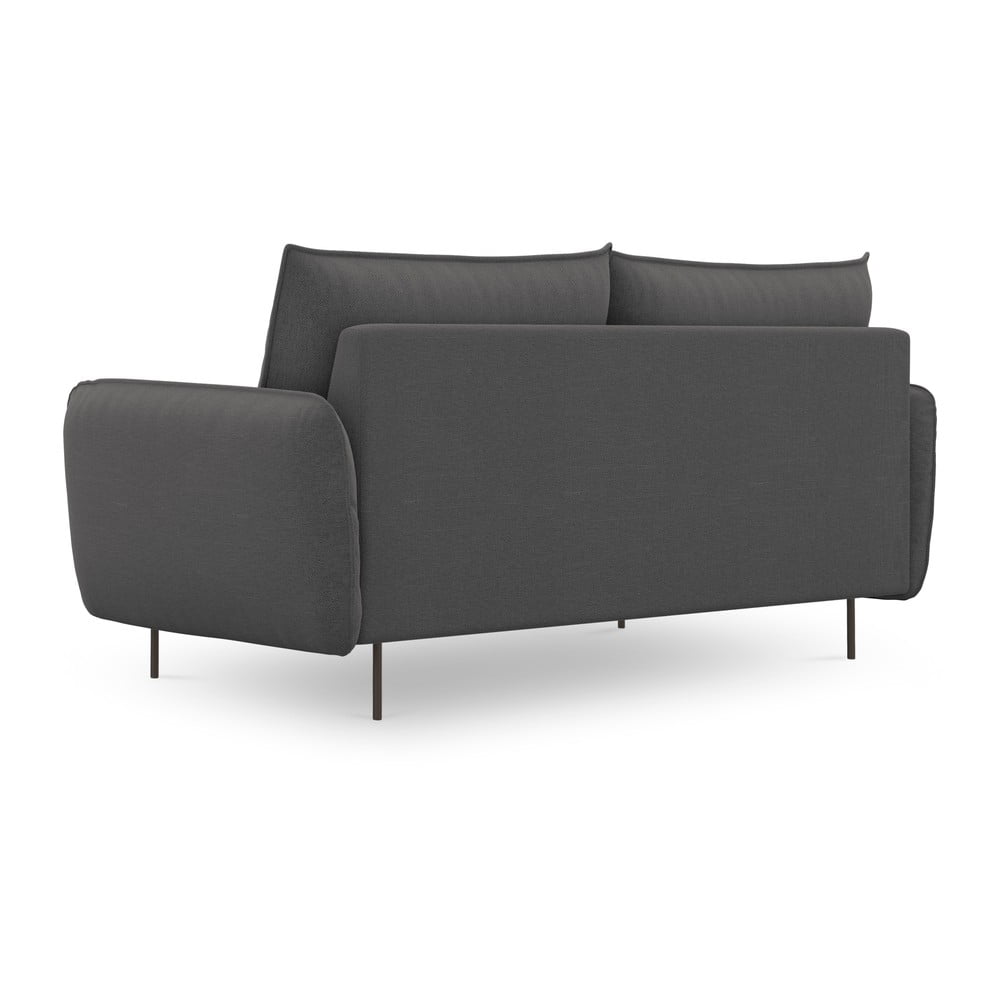 Ciemnoszara sofa Cosmopolitan Design Vienna, 200 cm