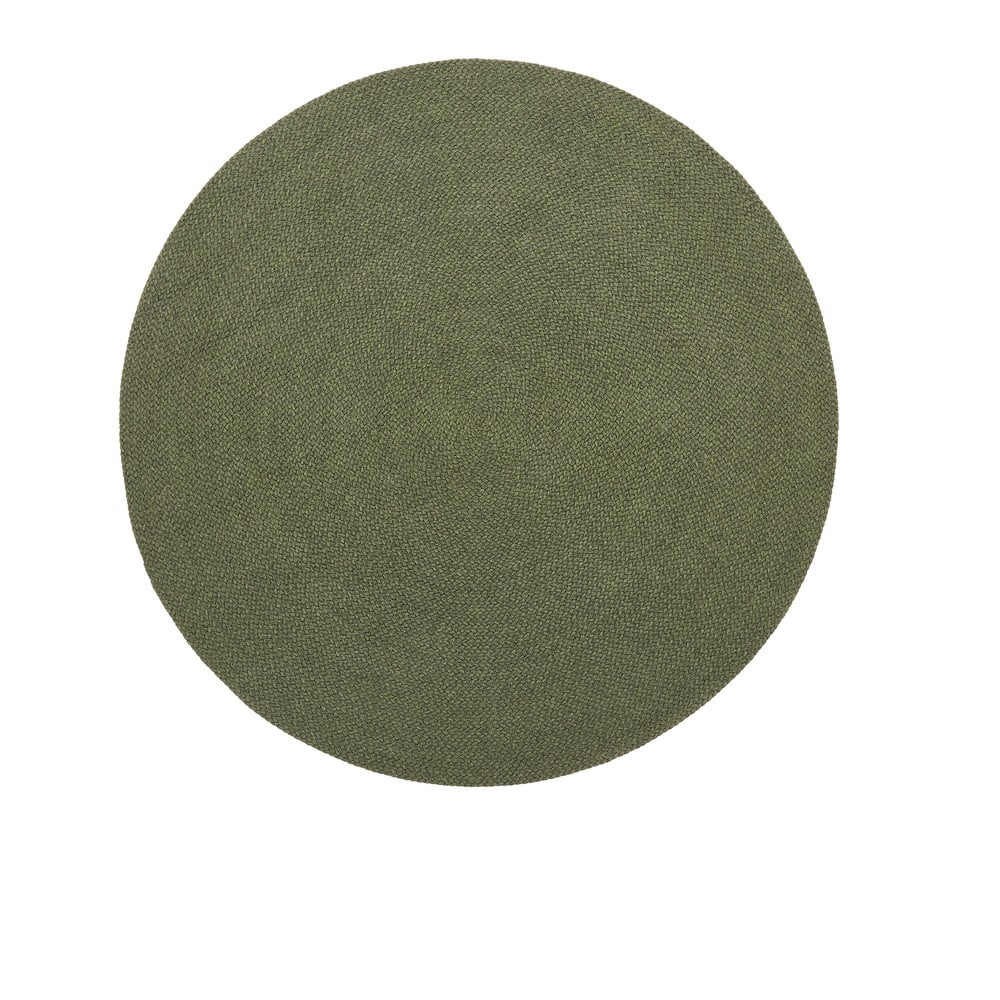 Zielony okrągły dywan odpowiedni na zewnątrz z włókien z recyklingu ø 200 cm Despas – Kave Home