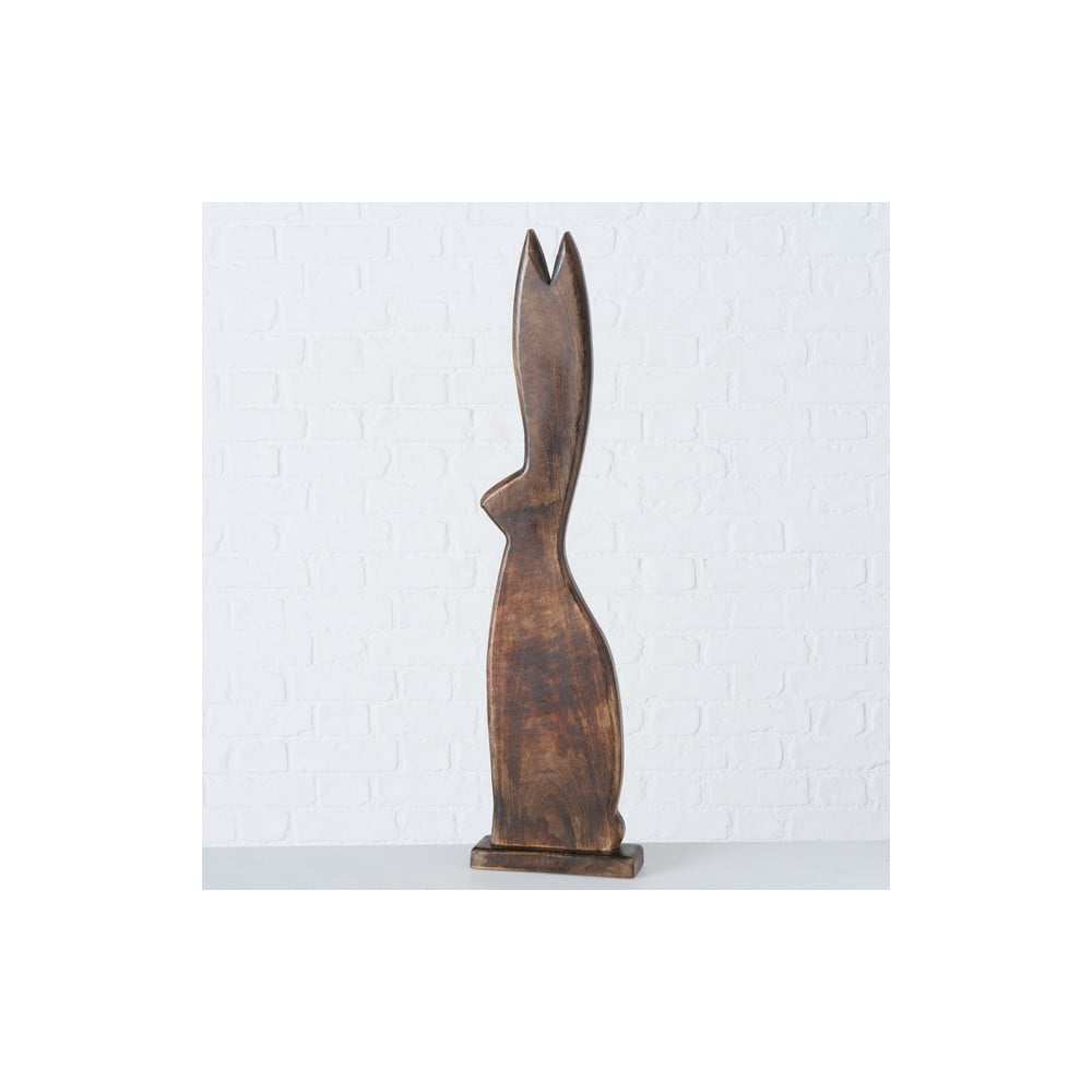 Figurka wielkanocna w kształcie zajączka z drewna mangowego Boltze Adelina