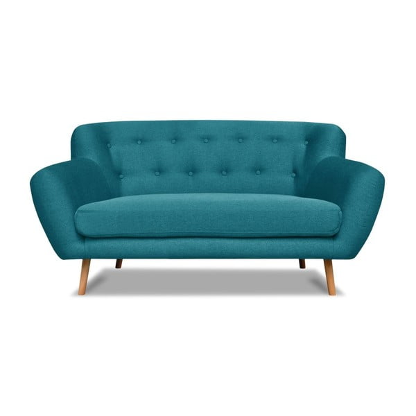 Turkusowa sofa Cosmopolitan design London, 162 cm