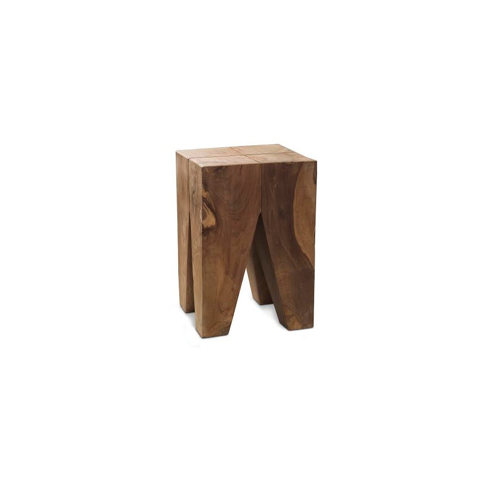 Dřevěná taburetka Carre