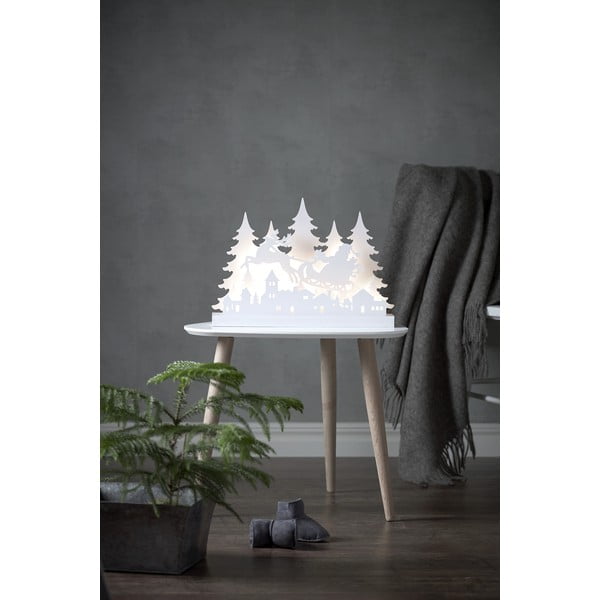 Biała świąteczna dekoracja świetlna LED Star Trading Grandy Reinders, dł. 42 cm