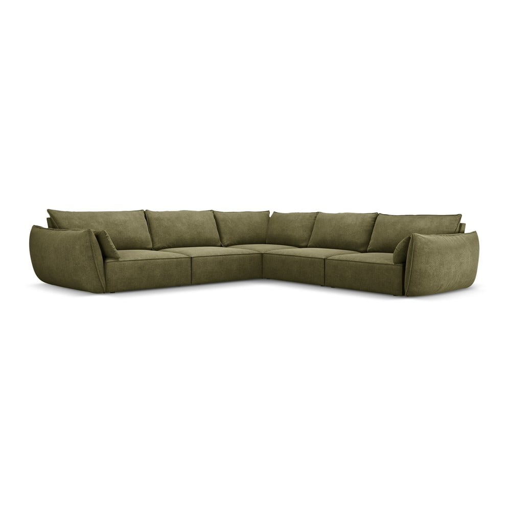 Zielony narożnik (róg zmienny) Vanda – Mazzini Sofas