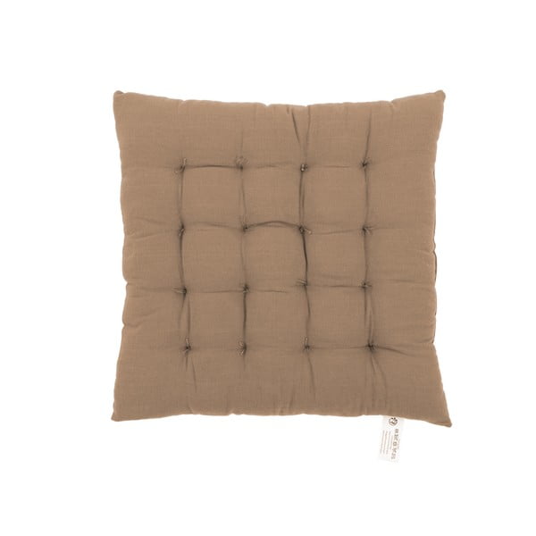 Brązowa poduszka na krzesło Tiseco Home Studio, 40x40 cm