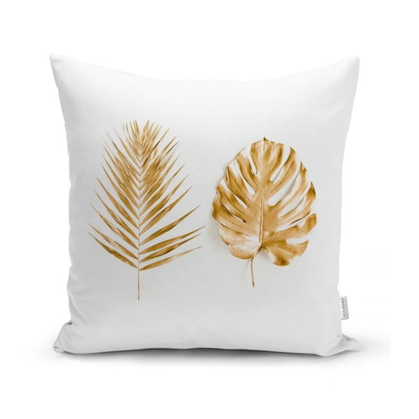 Poszewka na poduszkę Minimalist Cushion Covers Golden Leafes, 45x45 cm