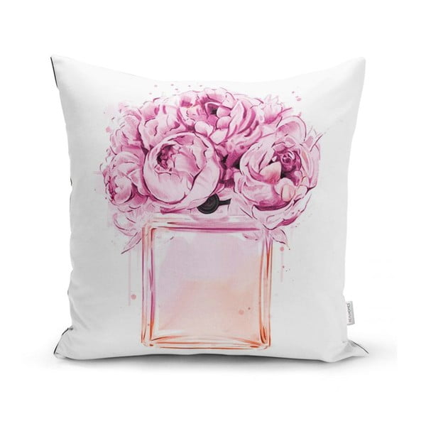 Poszewka na poduszkę Minimalist Cushion Covers Pink Flowers, 45x45 cm