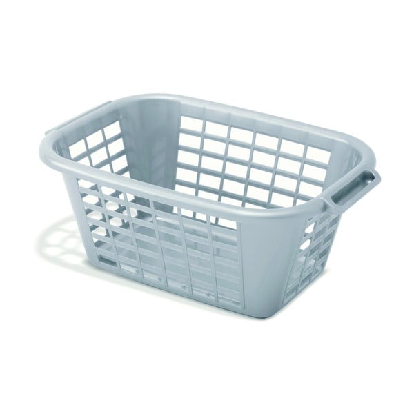 Szary kosz na pranie Addis Rect Laundry Basket, 40 l